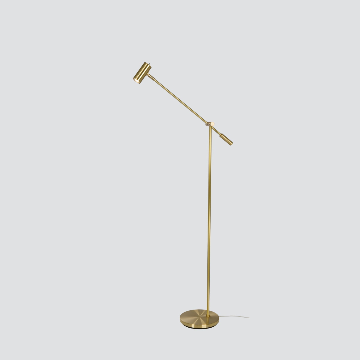 Floor lamp Cato, brass