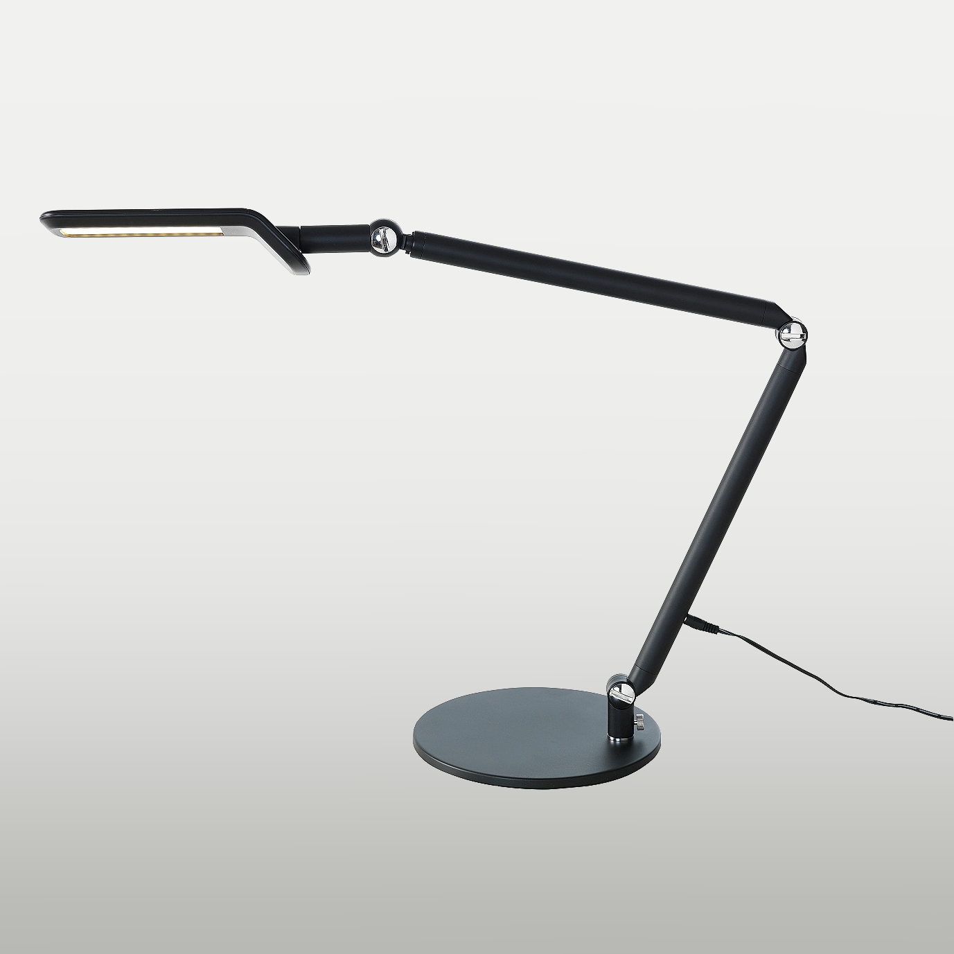 Desk lamp LightUp Lissabon, dimmable, black