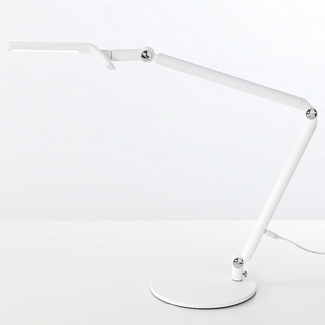 Desk lamp LightUp Lissabon, dimmable, white