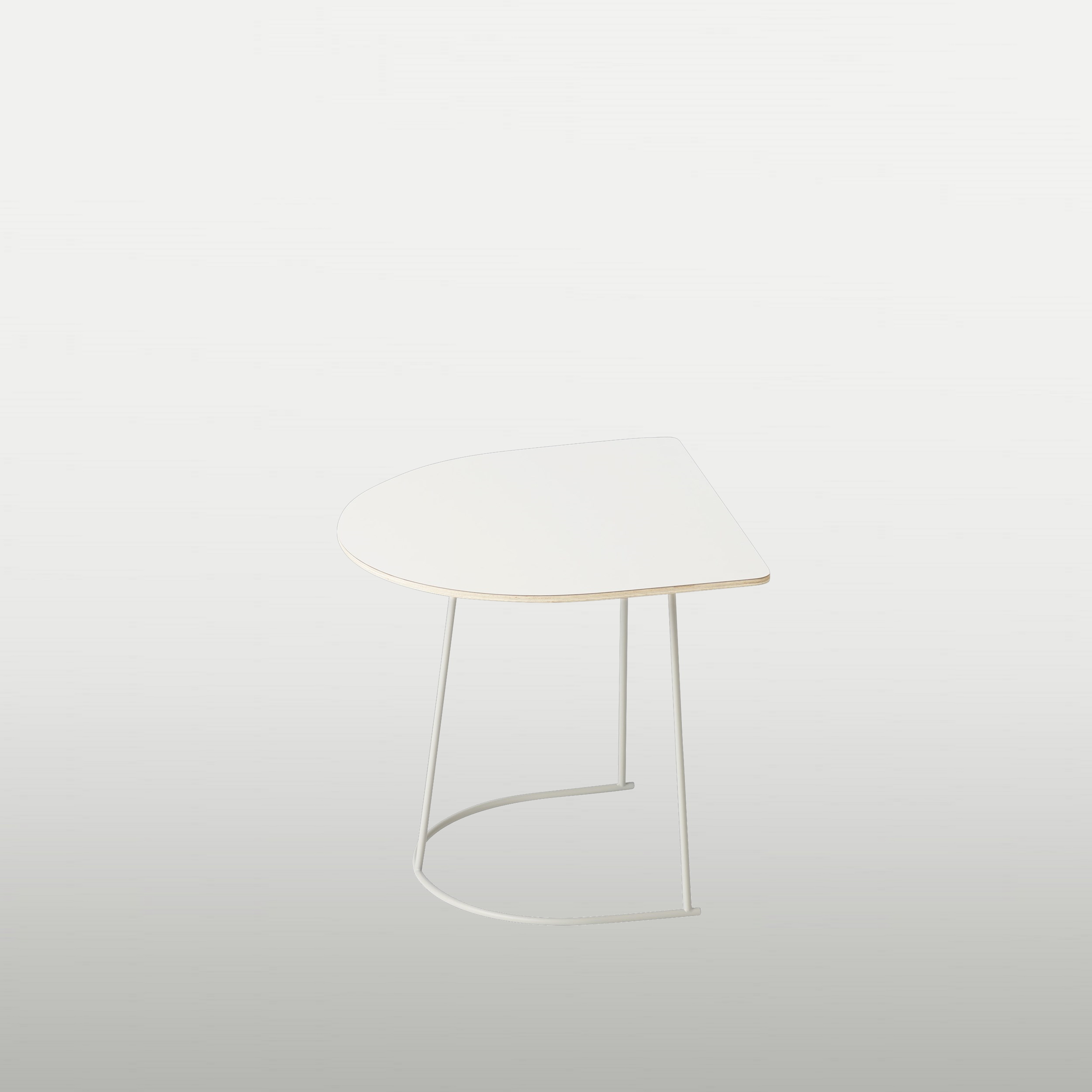 Lounge table Airy -half size, white