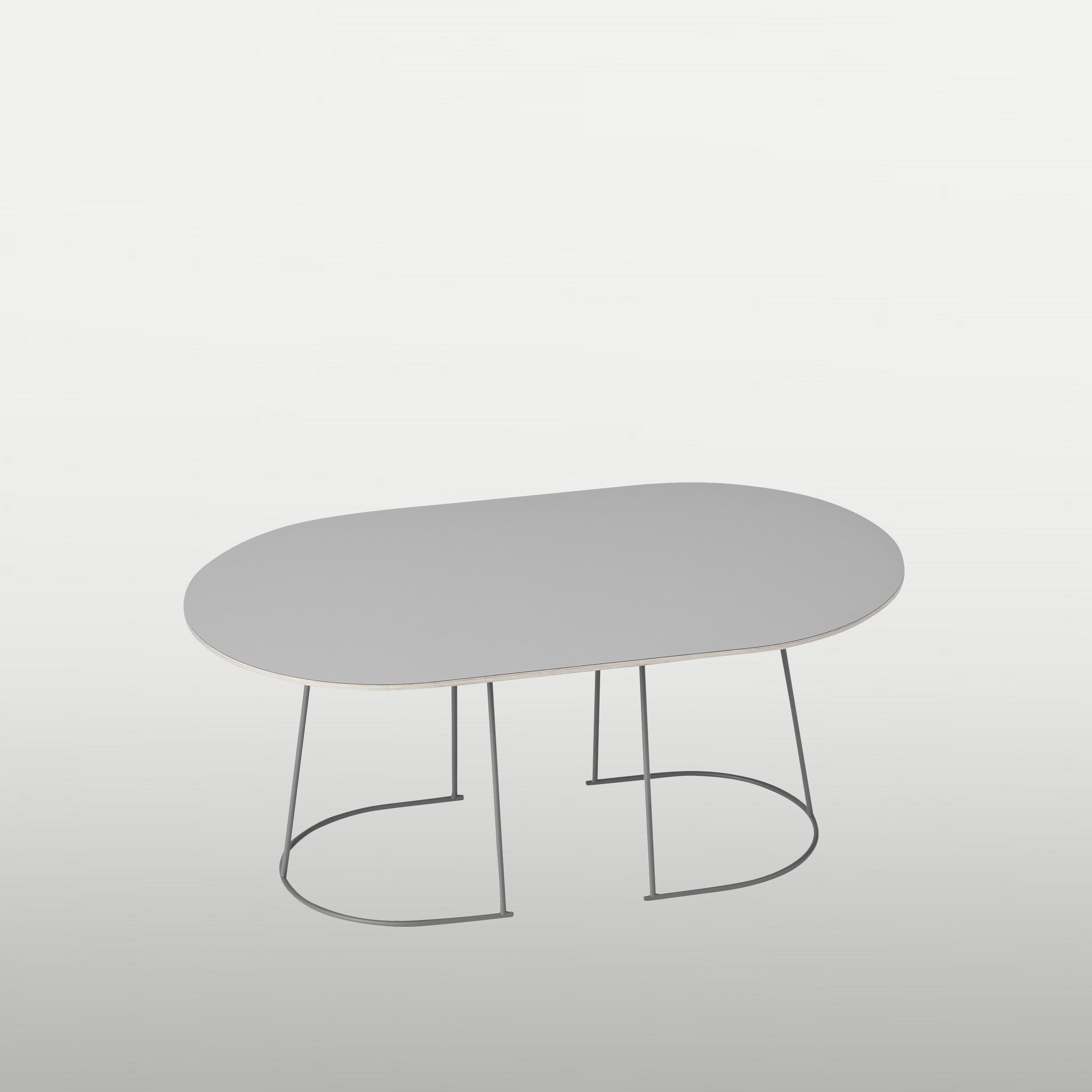 Lounge table Airy medium size, gray