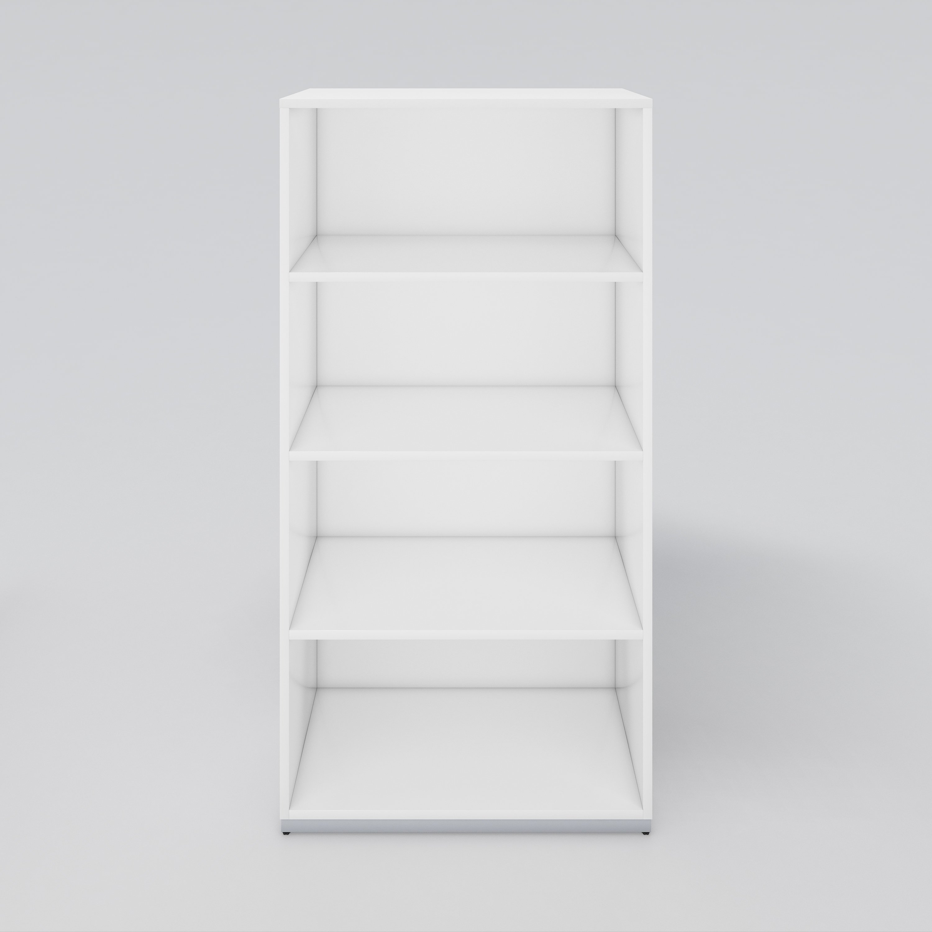 Office shelf Access, 800x1577x416, white laminate