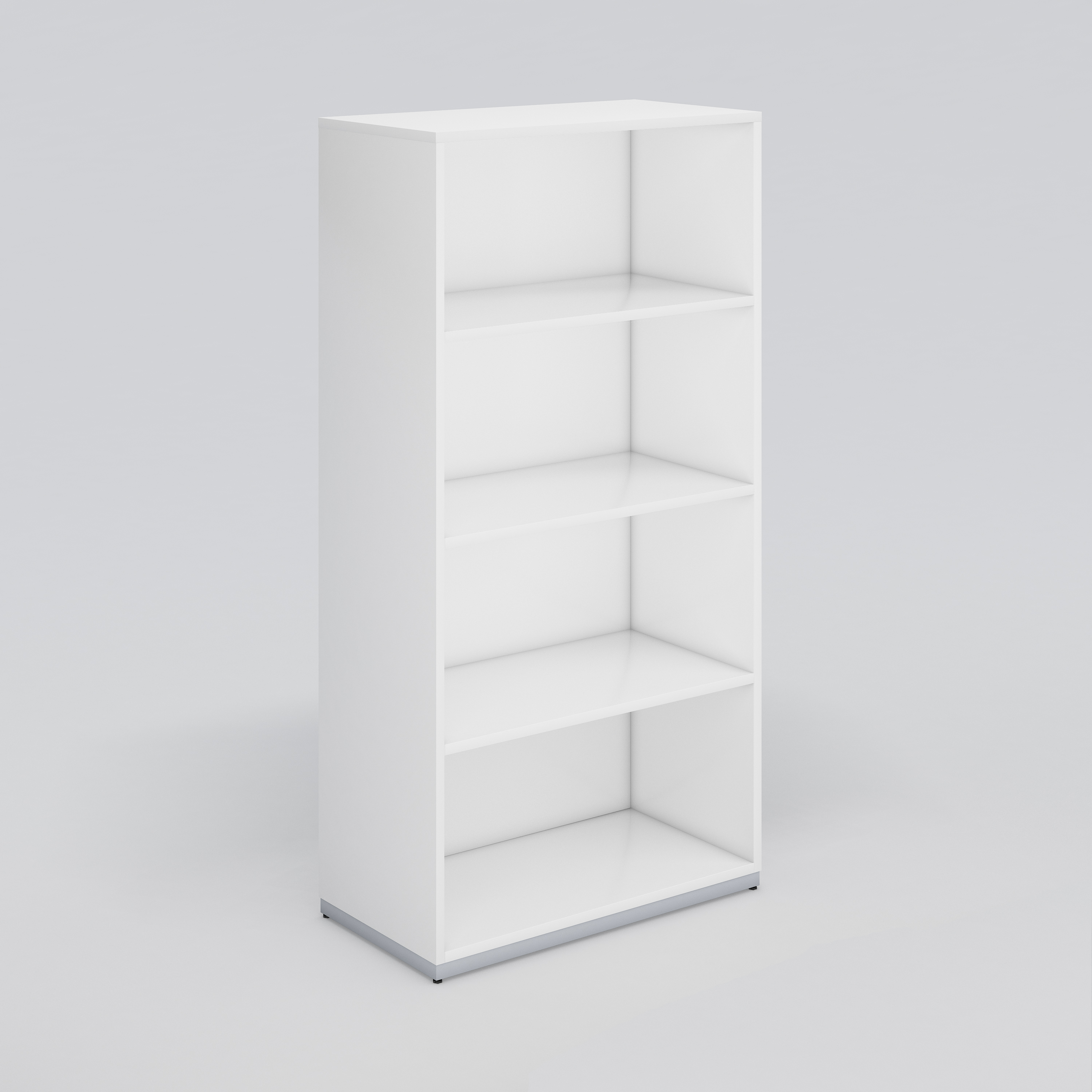 Office shelf Access, 800x1577x416, white laminate