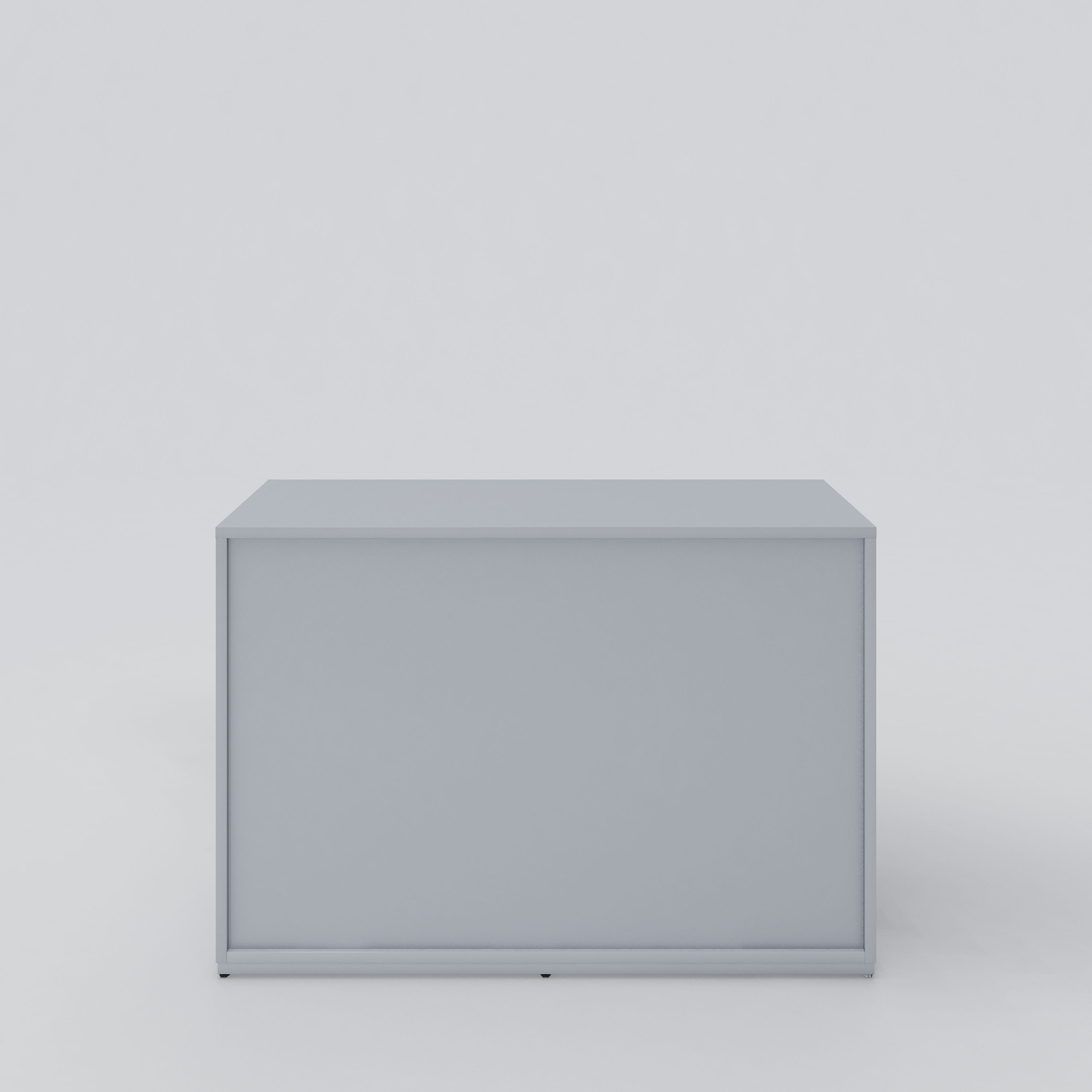 Office cabinet with sliding door, Access, light gray, 1180x809x416