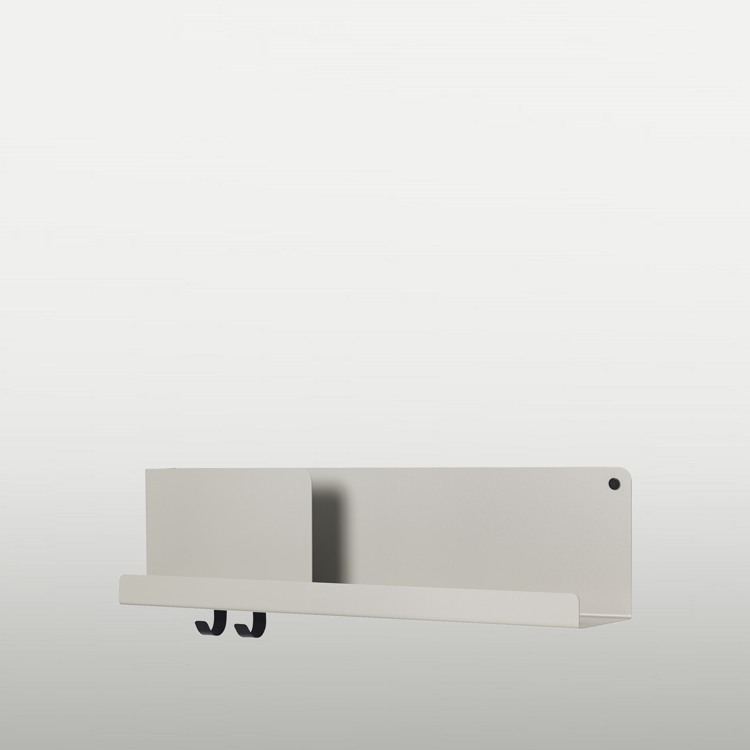 Vägghylla Folded Shelf 63x16,5, grå