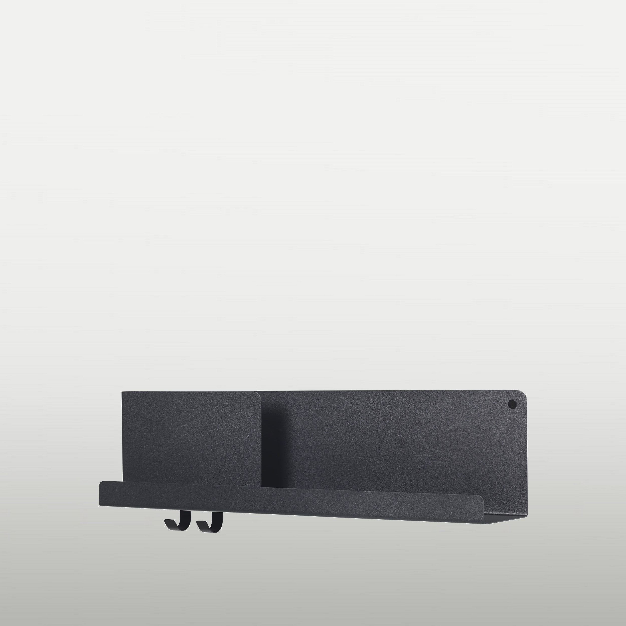 V&#228;gghylla Folded Shelf 63x16,5, svart