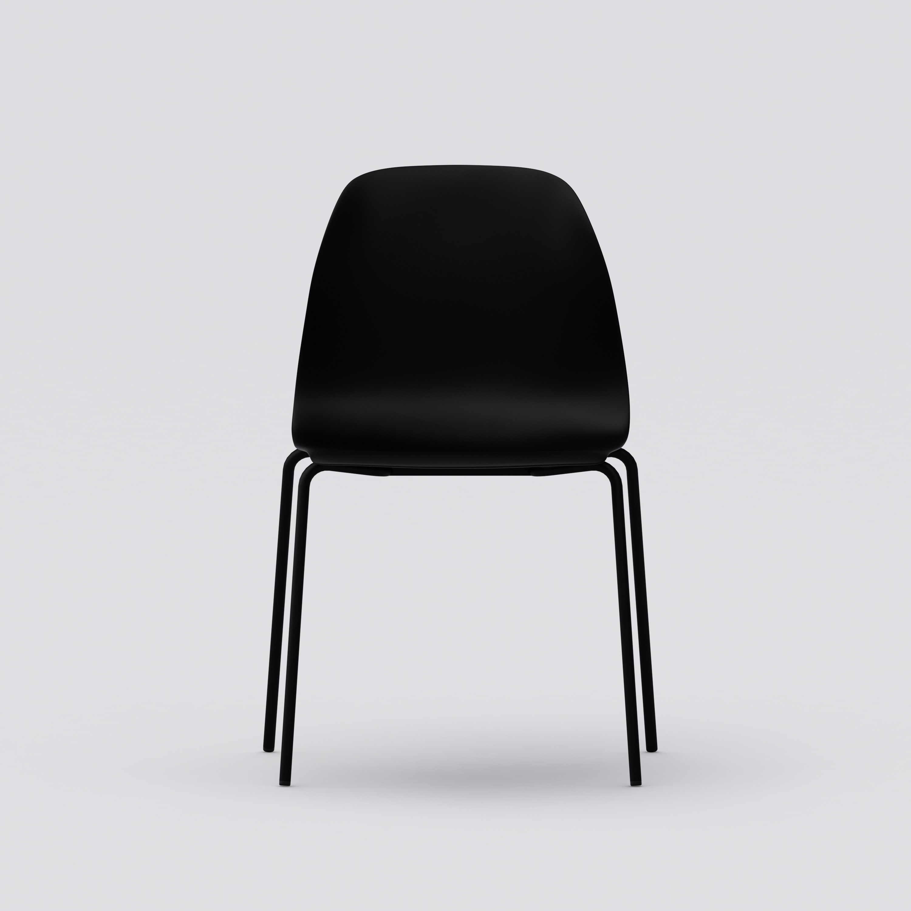 Canteen chair Pelican, black seat, black legs