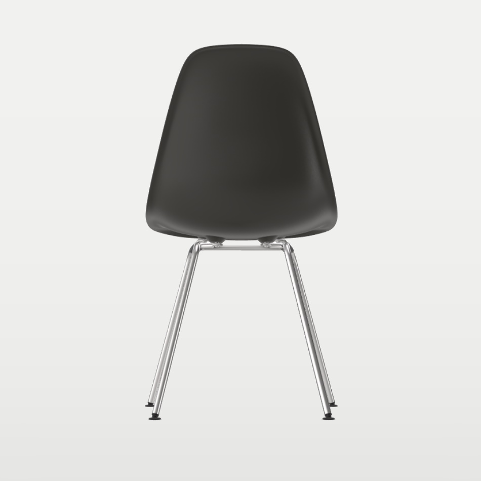 Stol, Eames Plastic side chair DSX, okl&#228;dd svart