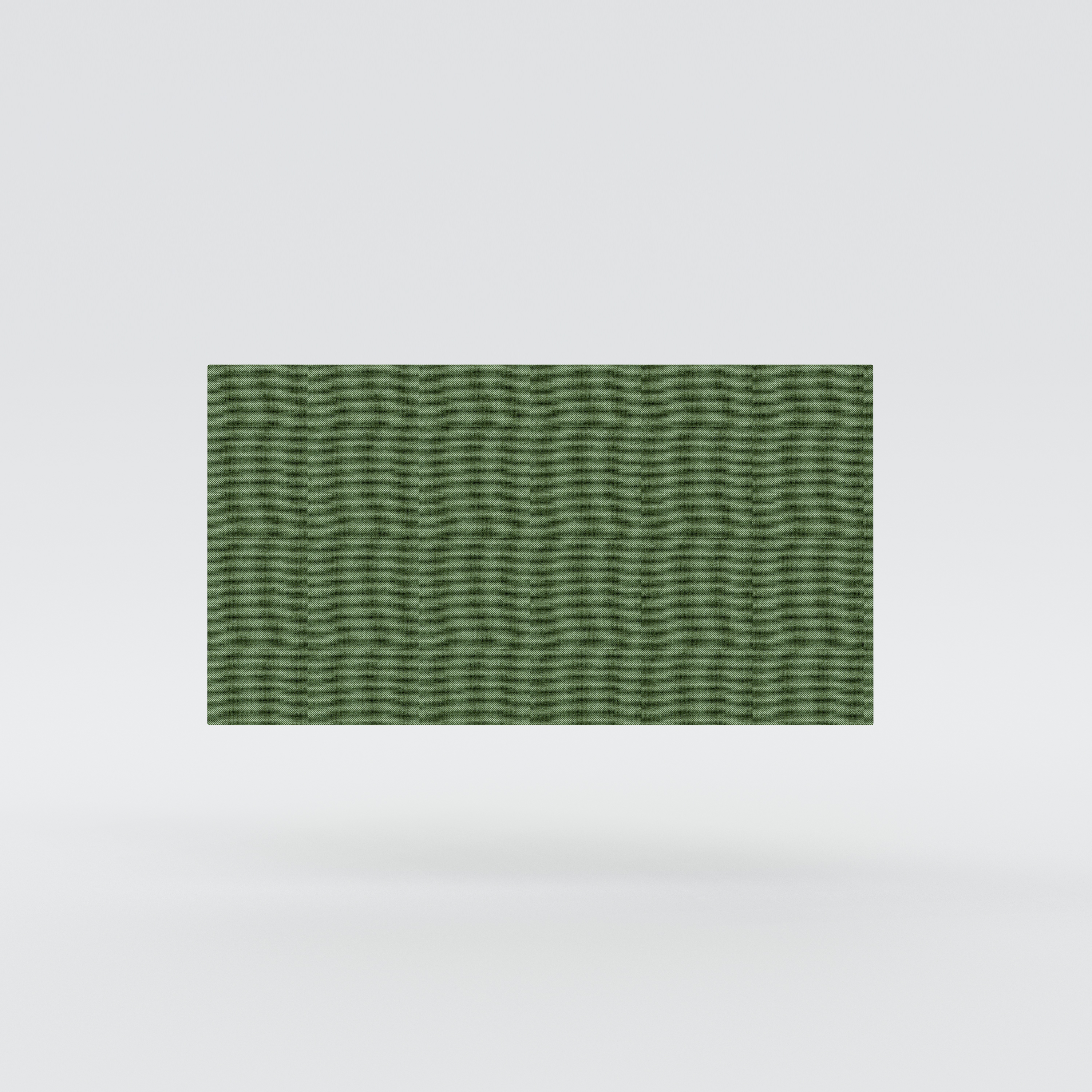 Table screen fabric, Carlow green, 1200x650 1200x650, white fittings