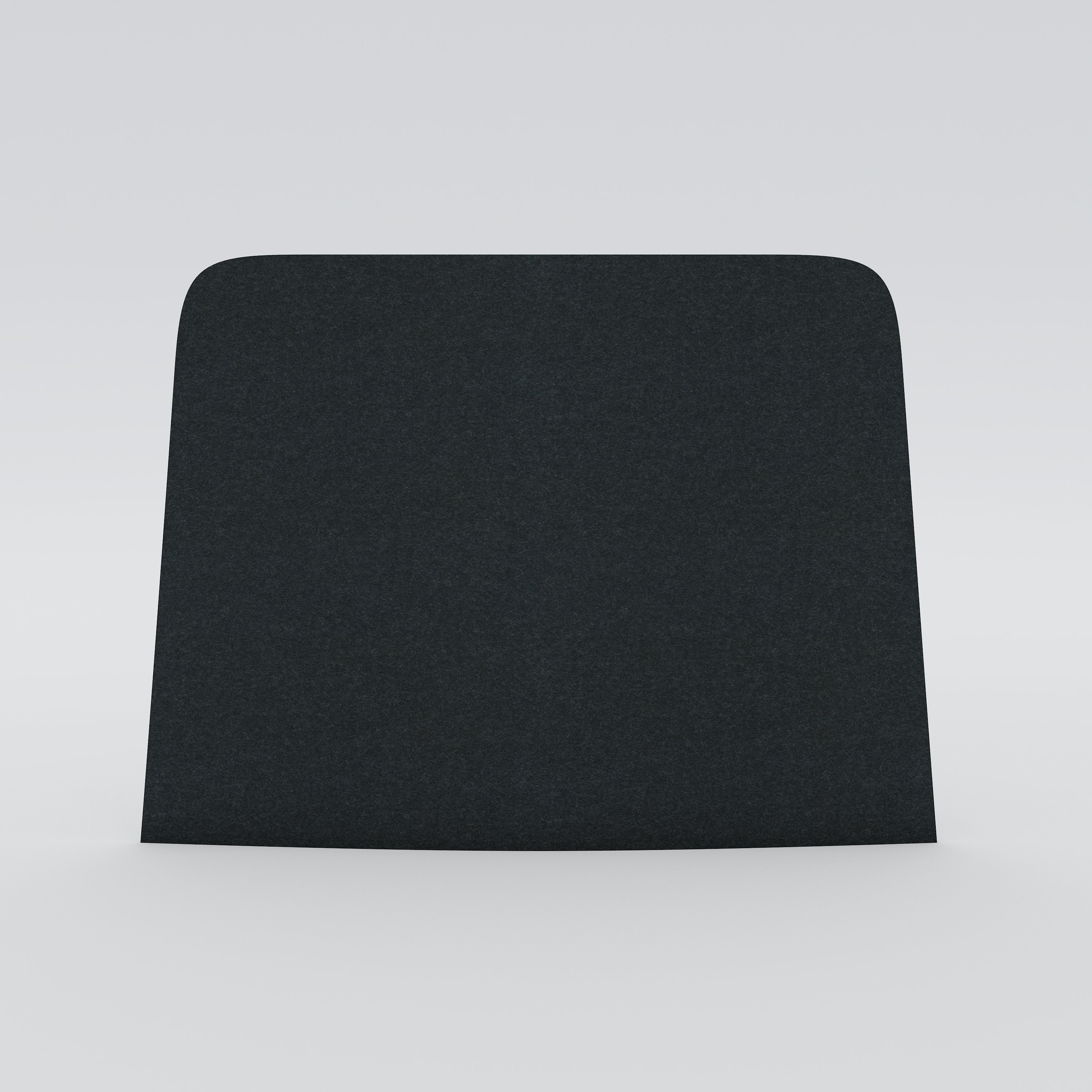 Table screen Ease, dark gray felt upholstery, 600x450