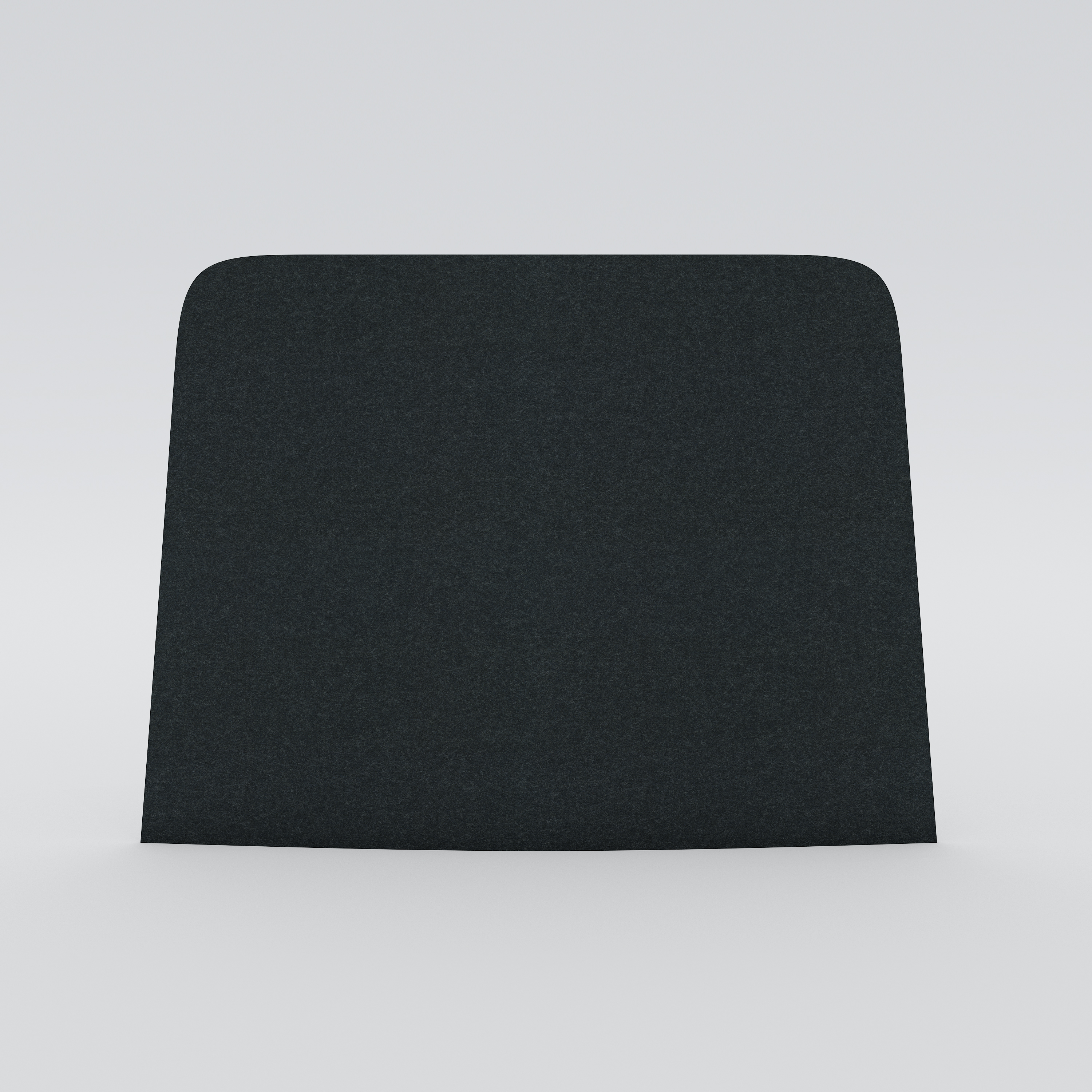 Bordsskärm Ease, mörkgrå filtklädsel, 600x450