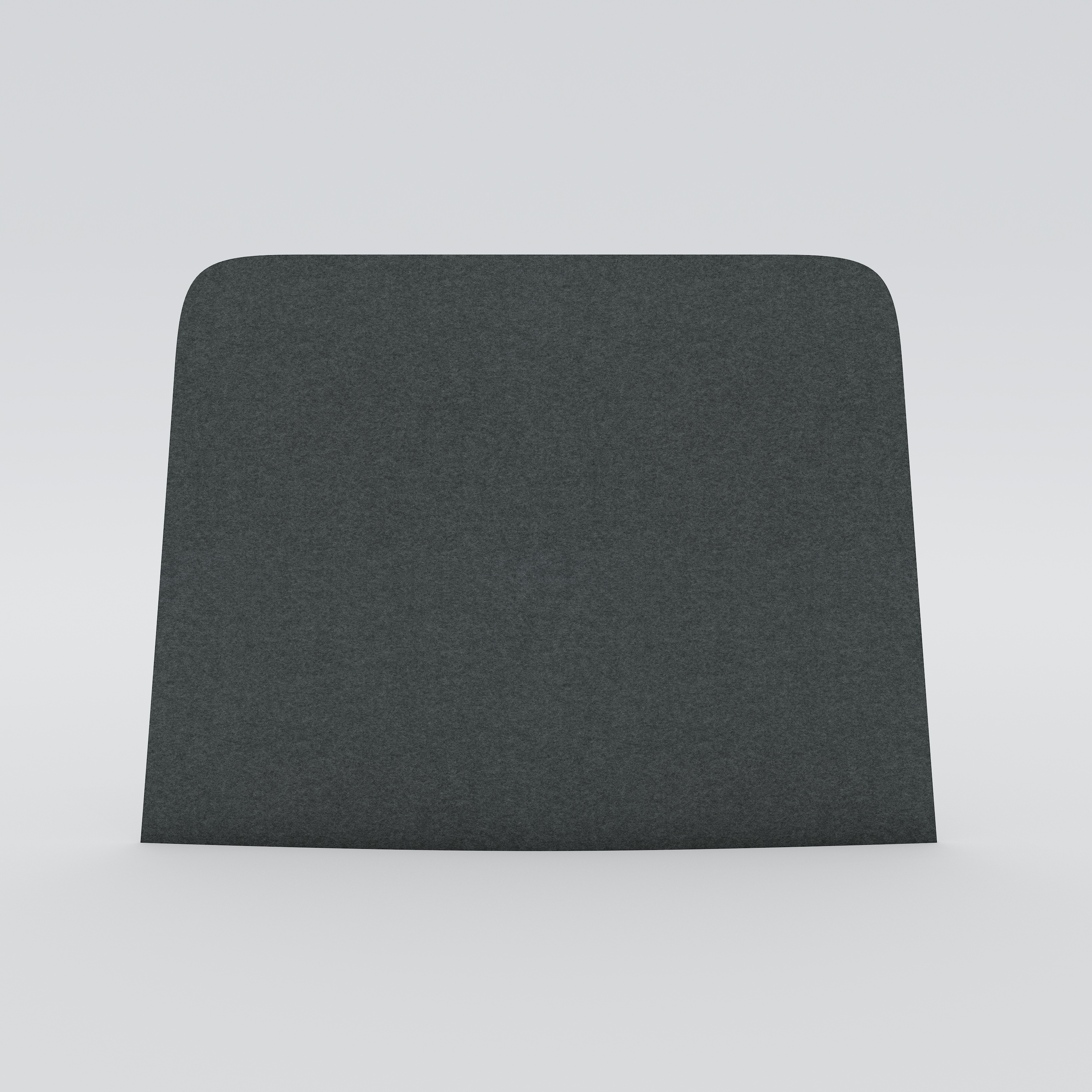 Table screen Ease, gray felt upholstery, 600x450