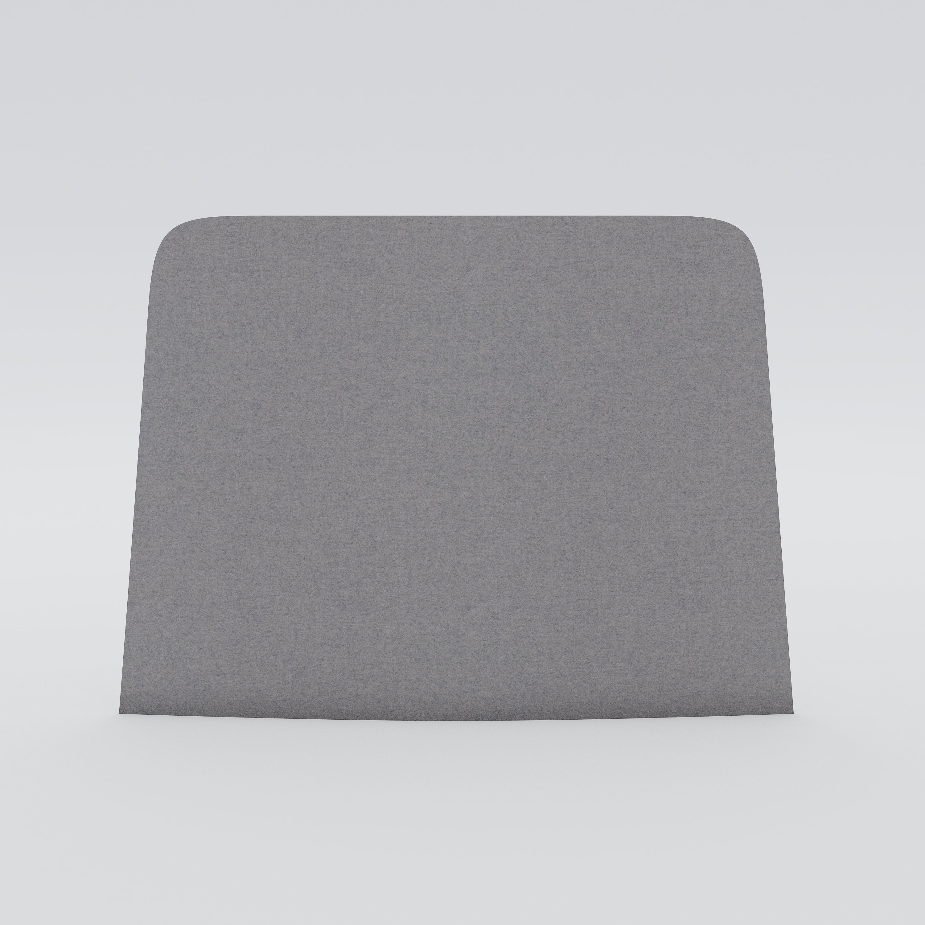 Bordsskärm Ease, ljusgrå filtklädsel, 600x450 