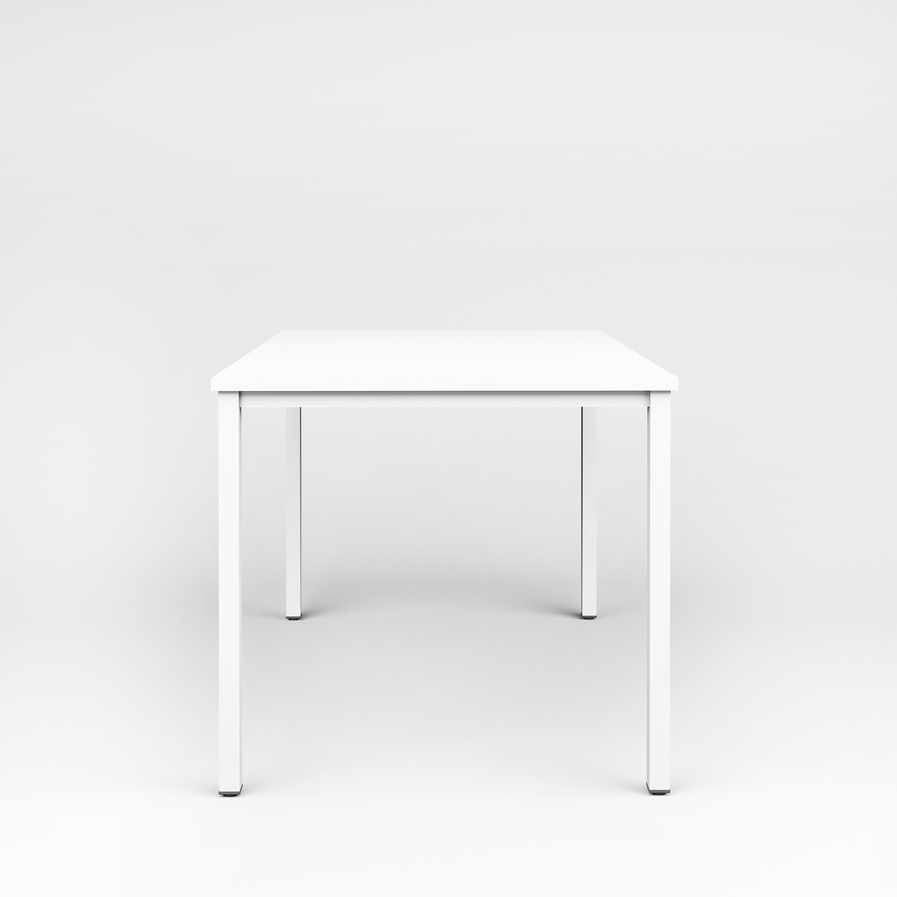 Office desk College, 1200x800, H730, white laminate, white
