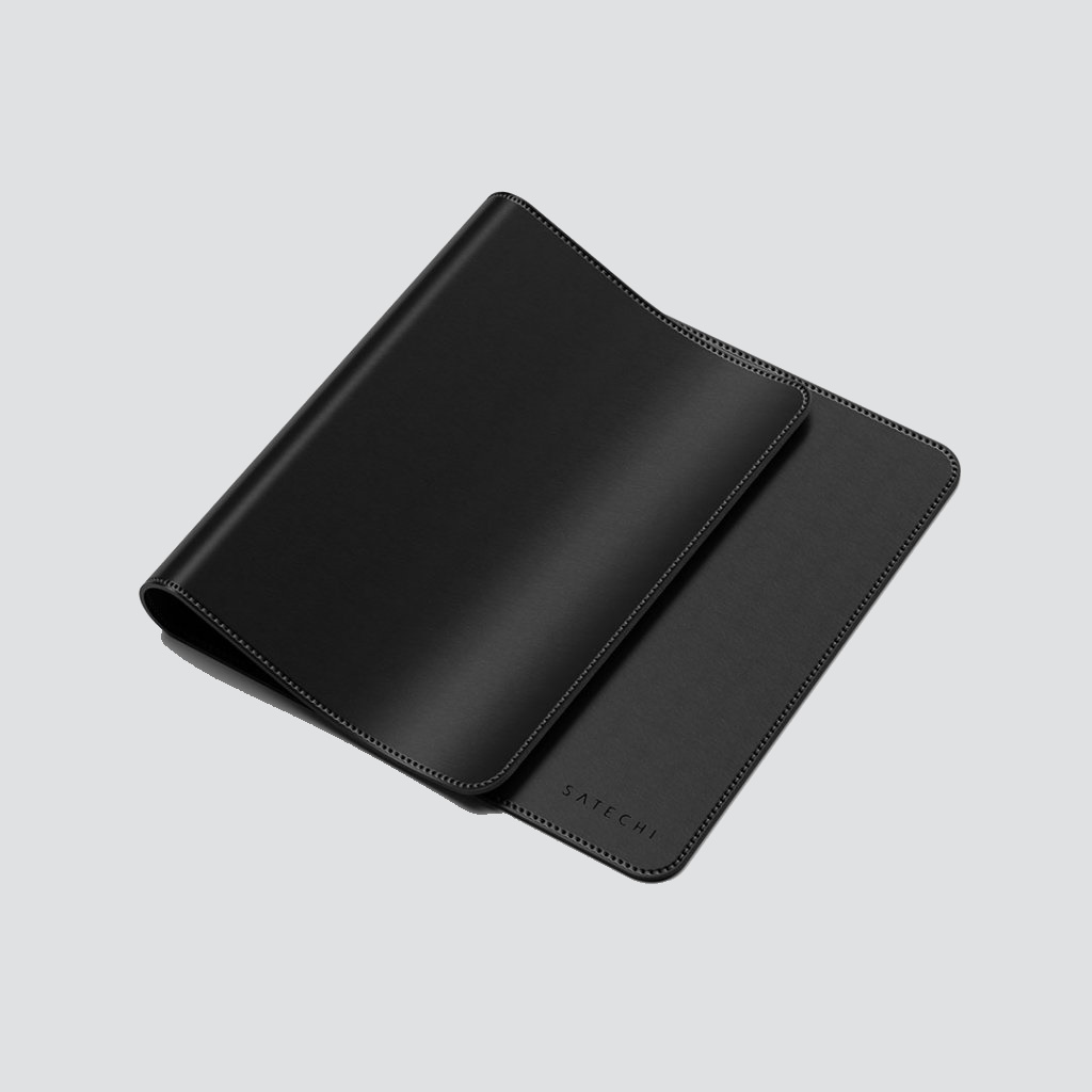 Desk mat, Eco leather, black