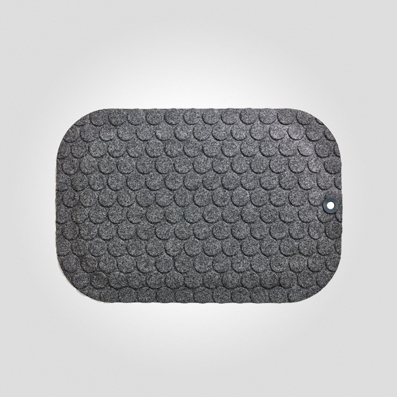 Standing mat StandUP Circle, 530x770, dark gray