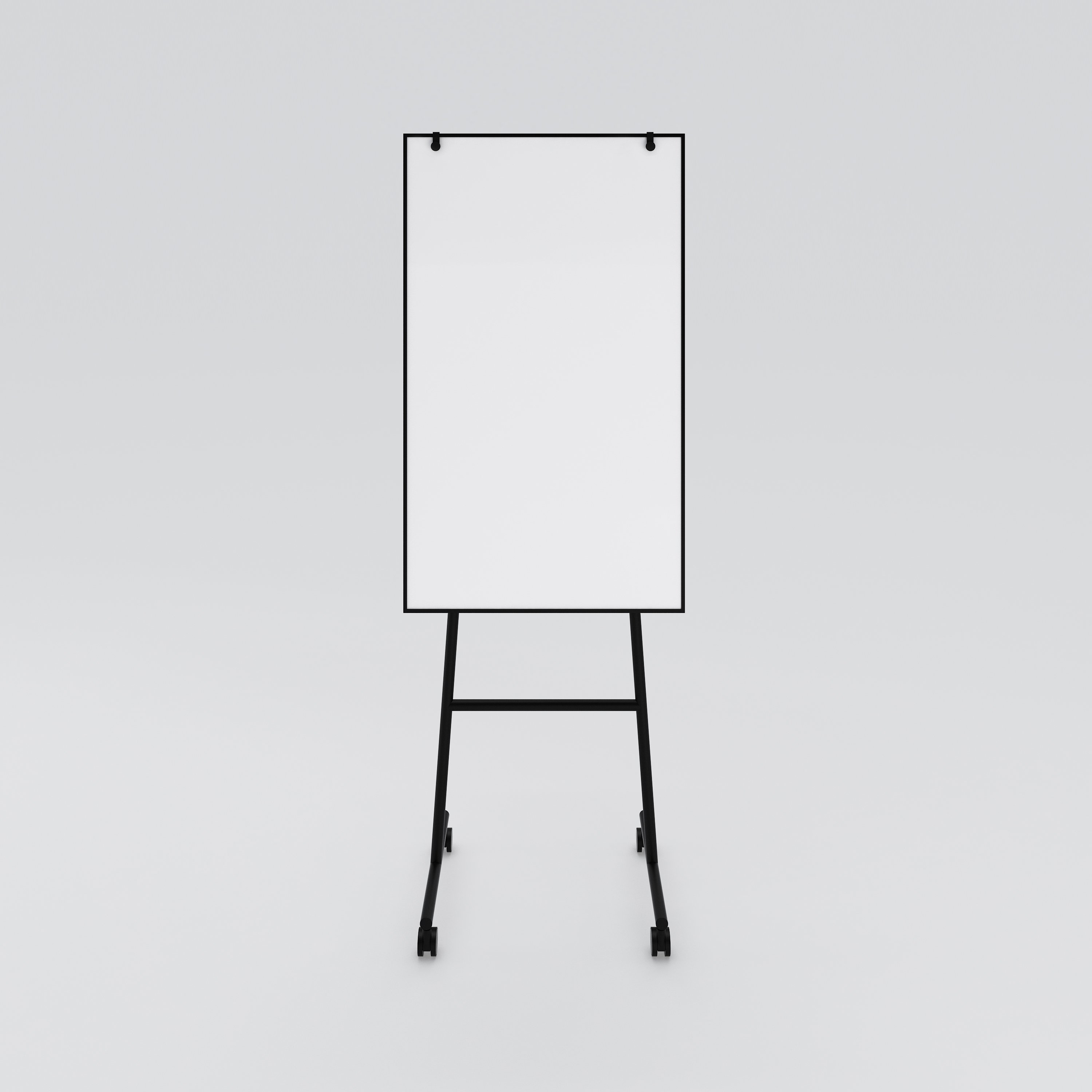 Mobile whiteboard One, 1960x707 black frame